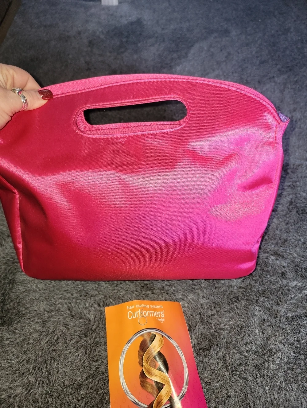 Curlformers With Pink Satin Carry Case with Handle